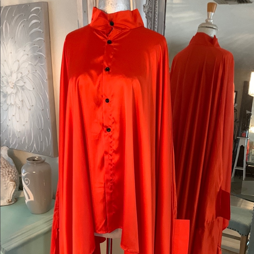 Orange Over sized Top.